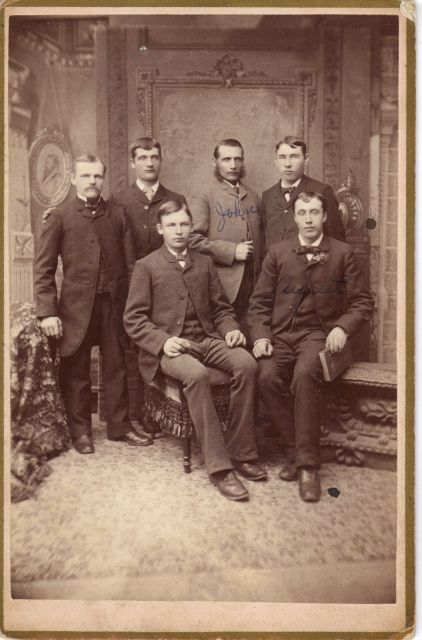Olof John and Bengt August EDLUND with others